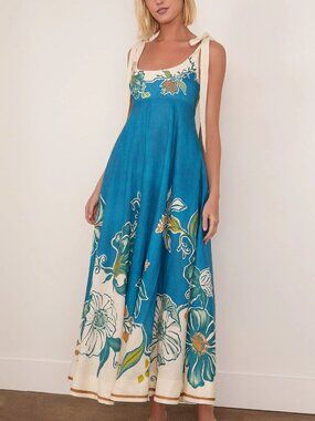 Alemais Luda Ballet Sundress in Blue